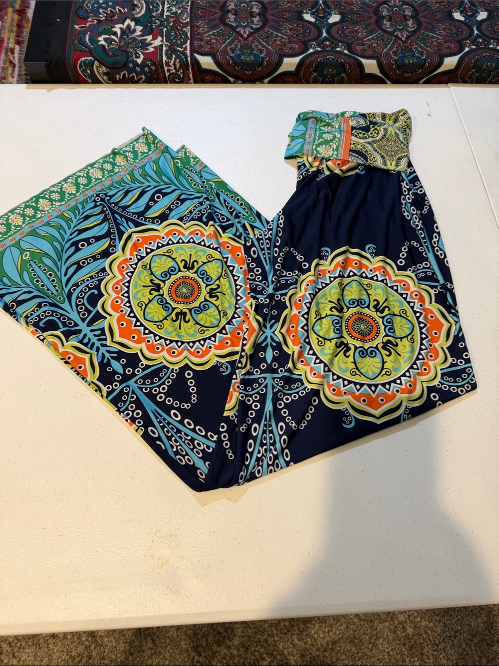 #590. 🪷Boho stretch pants. Small/medium